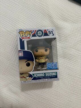 Ichiro Suzuki Seattle Mariners Hall of Fame Funko Pop